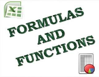 Excel Formulas and Functions